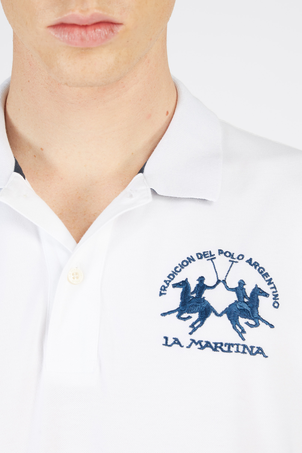 CLOTHING POLO SHIRT LA MARTINA CCMP01 PK001 0001